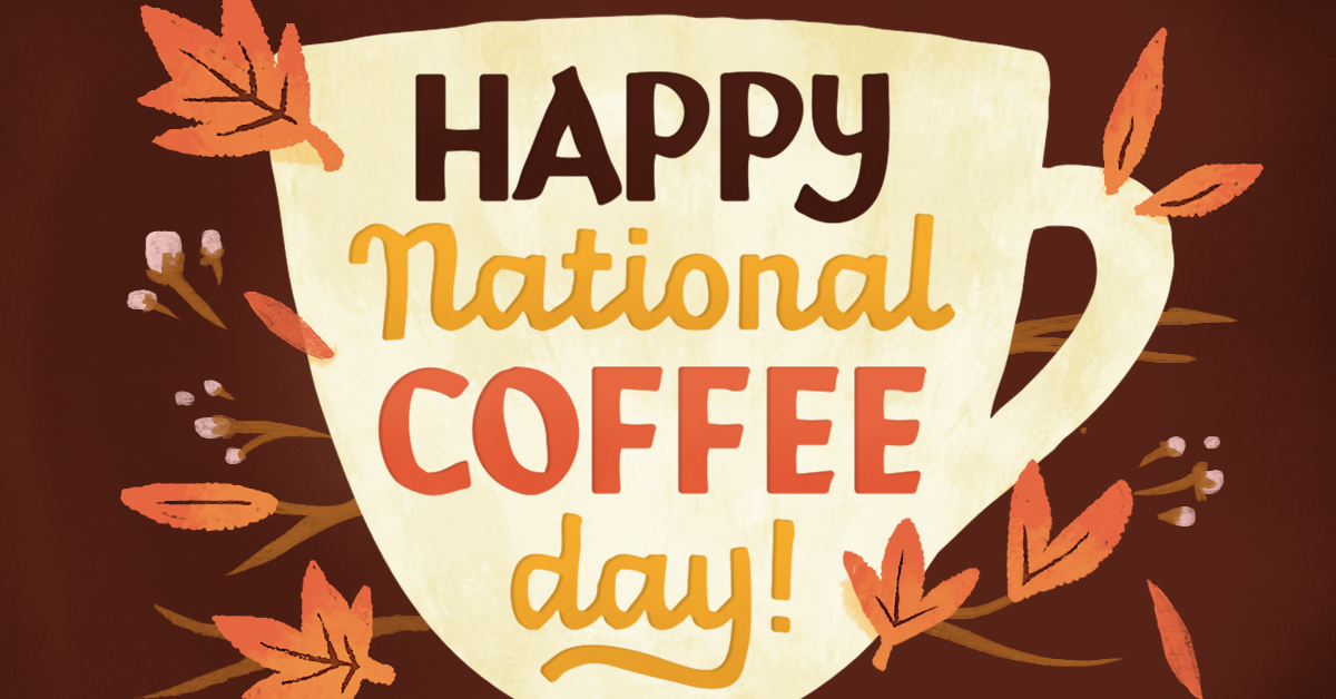 "National Coffee Day 9/29" September eCard Blue Mountain eCards