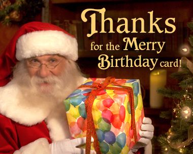 Thanks for the Merry Birthday Reply