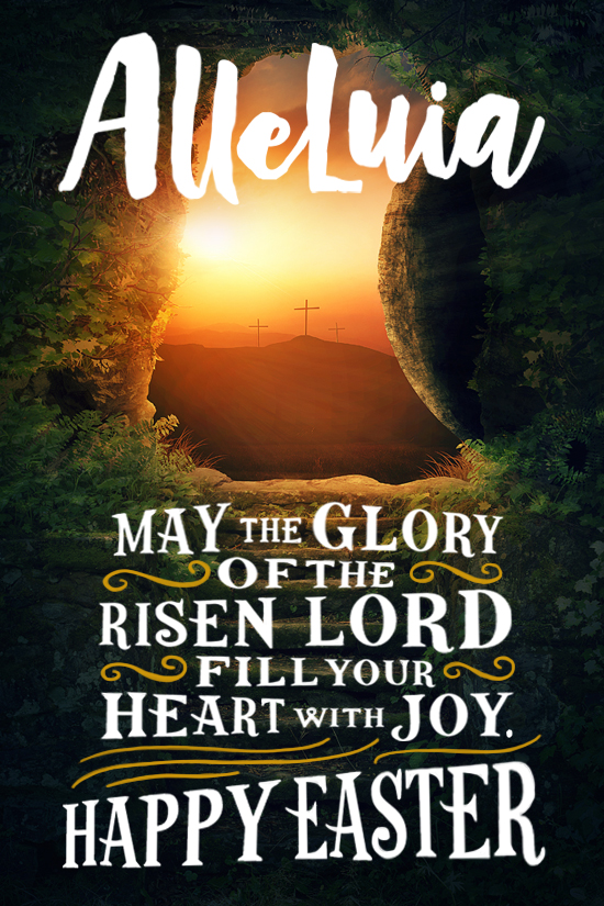 Alleluia Easter Ecard artwork