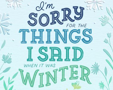 First Day of Spring 3/20