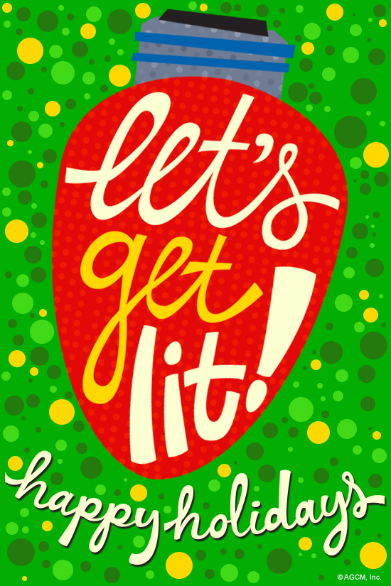 Let's Get Lit (Postcard) artwork