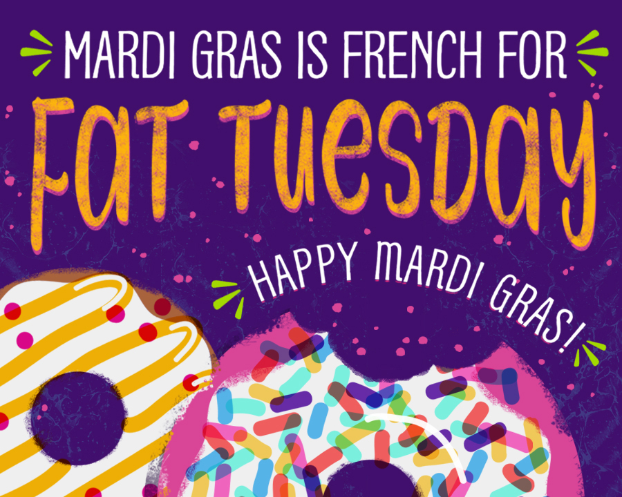 "Mardi Gras Means Fat Tuesday" | Mardi Gras eCard | Blue Mountain eCards
