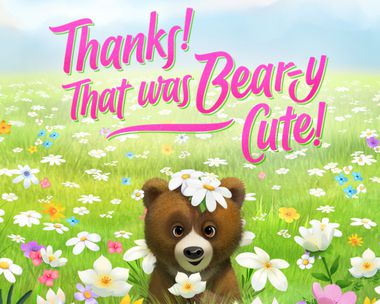 Bear-y Cute (Reply Card)