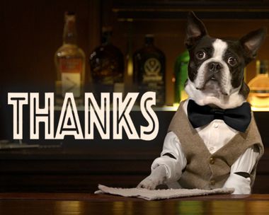 Thanks for the Toast (Reply Card)