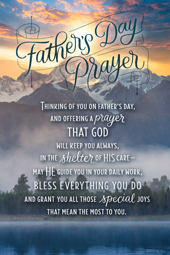 Father's Day Prayer (Postcard) artwork