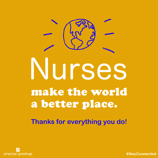 Nurses Make the World Better (Postcard) | American Greetings