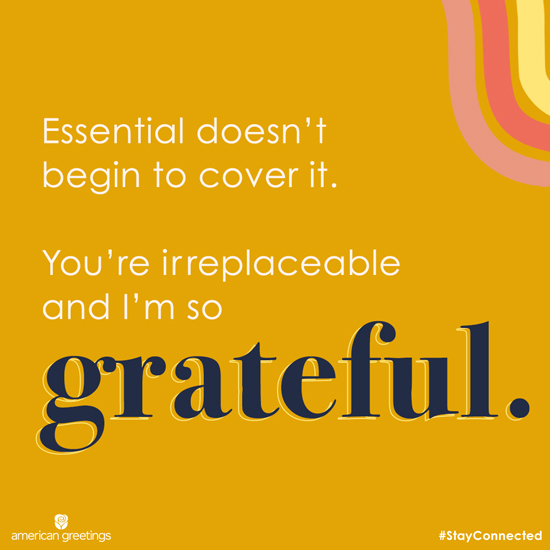 You're Irreplaceable (Postcard) artwork