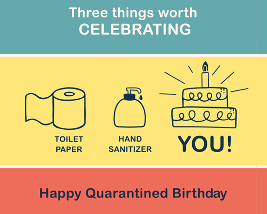 Happy Quarantined Birthday (Postcard) | American Greetings