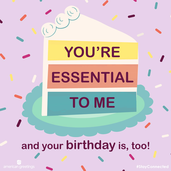 Your Birthday is Essential (Postcard) artwork