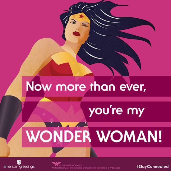 You're My Wonder Woman (Postcard) artwork