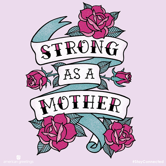 Strong as a Mother (Postcard) artwork