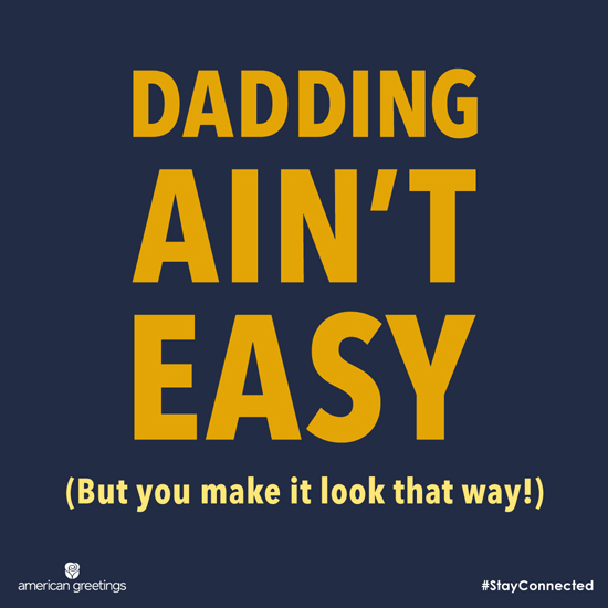 Dadding Ain't Easy (Postcard) artwork