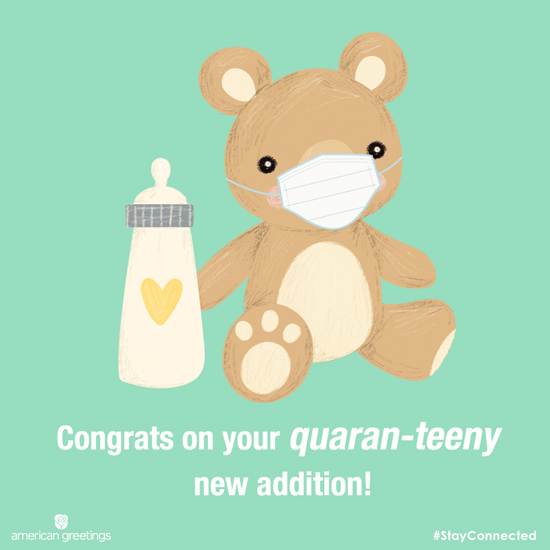 Quaran-teeny Addition (Postcard) artwork