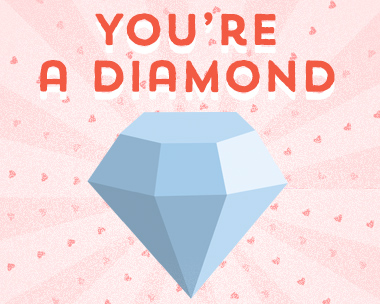 Dolly You're a Diamond Valentine's Day eCards