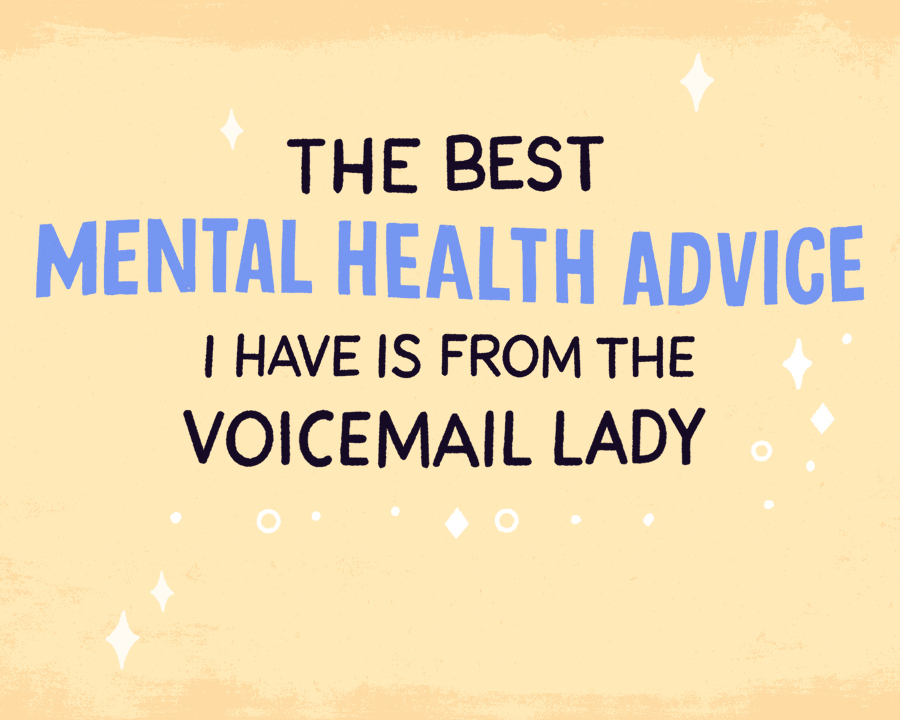 "Best Mental Health Advice" Postcards Blue Mountain