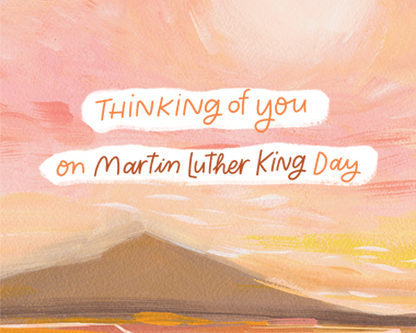 On Martin Luther King Day