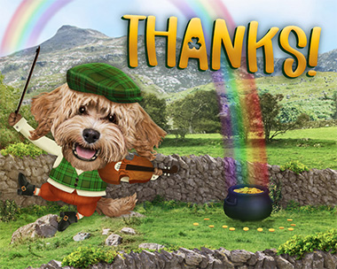 St Pat's Thanks Reply