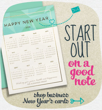 Start out on a good note.  Greet the New Year with personalized cards.  Choose from our wide selection of New Year's greeting cards.  Browse all New Year’s cards