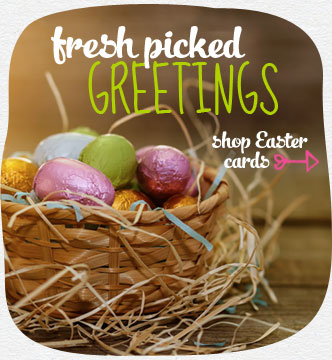 Fres picked greetings.  Pick from a wide variety of Easter cards.  Shop Easter cards.