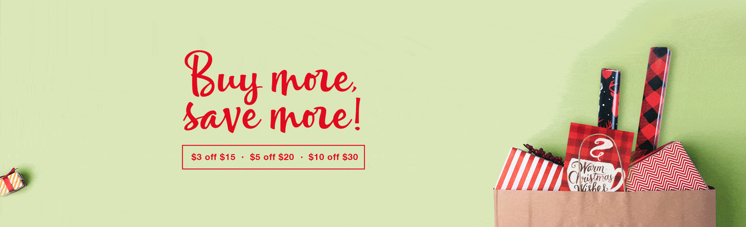 buy more save more promotion christmas gifts and wrapping paper in a box - Funny Online Birthday Cards buy more save more promotion christmas gifts and wrapping paper in a box - Funny Online Birthday Cards
