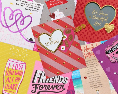 On what card write to boyfriends valentines 