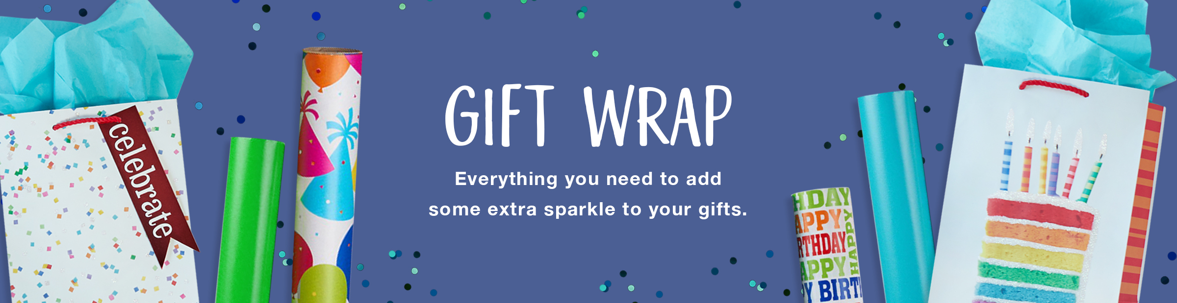 Gift Wrap, Gift Bags, Wrapping Paper, Bows and More