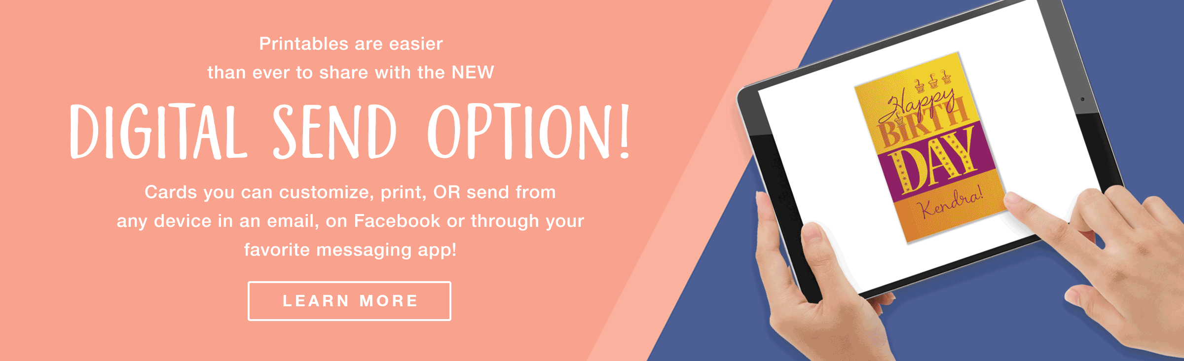 Digital Sends Printable Cards