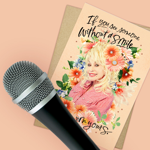 Dolly Parton Birthday Greetings Card 