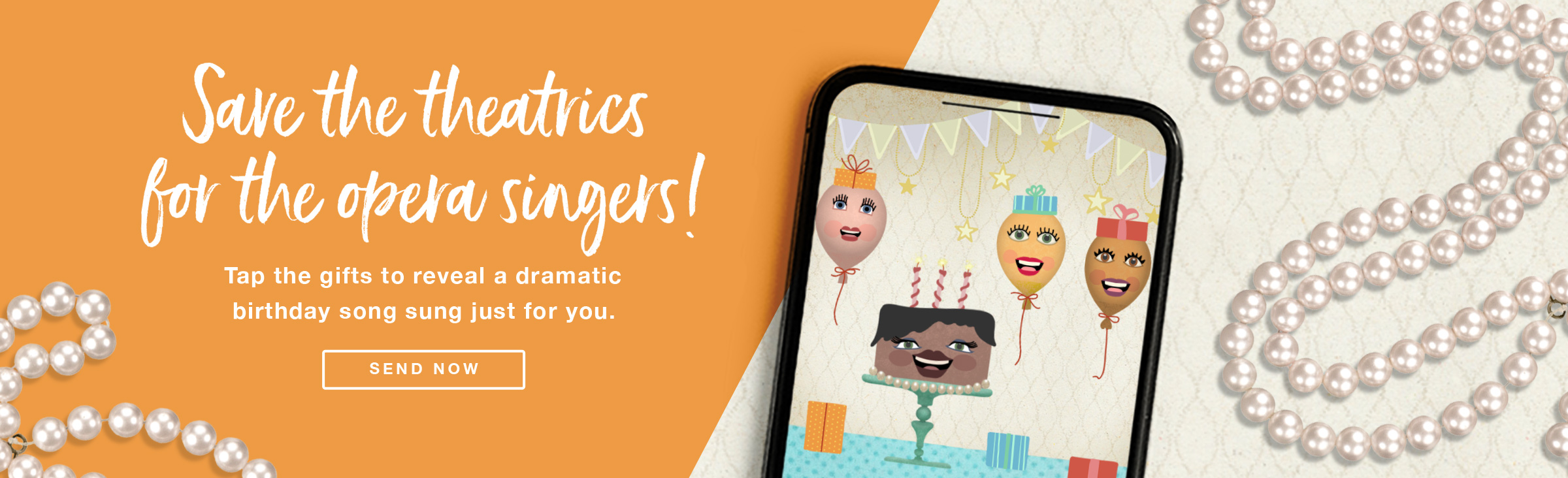 Birthday Opera Balloons - Send Now