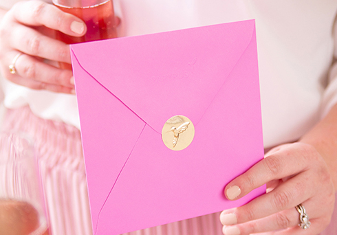 Picture of Papyrus envelope with seal