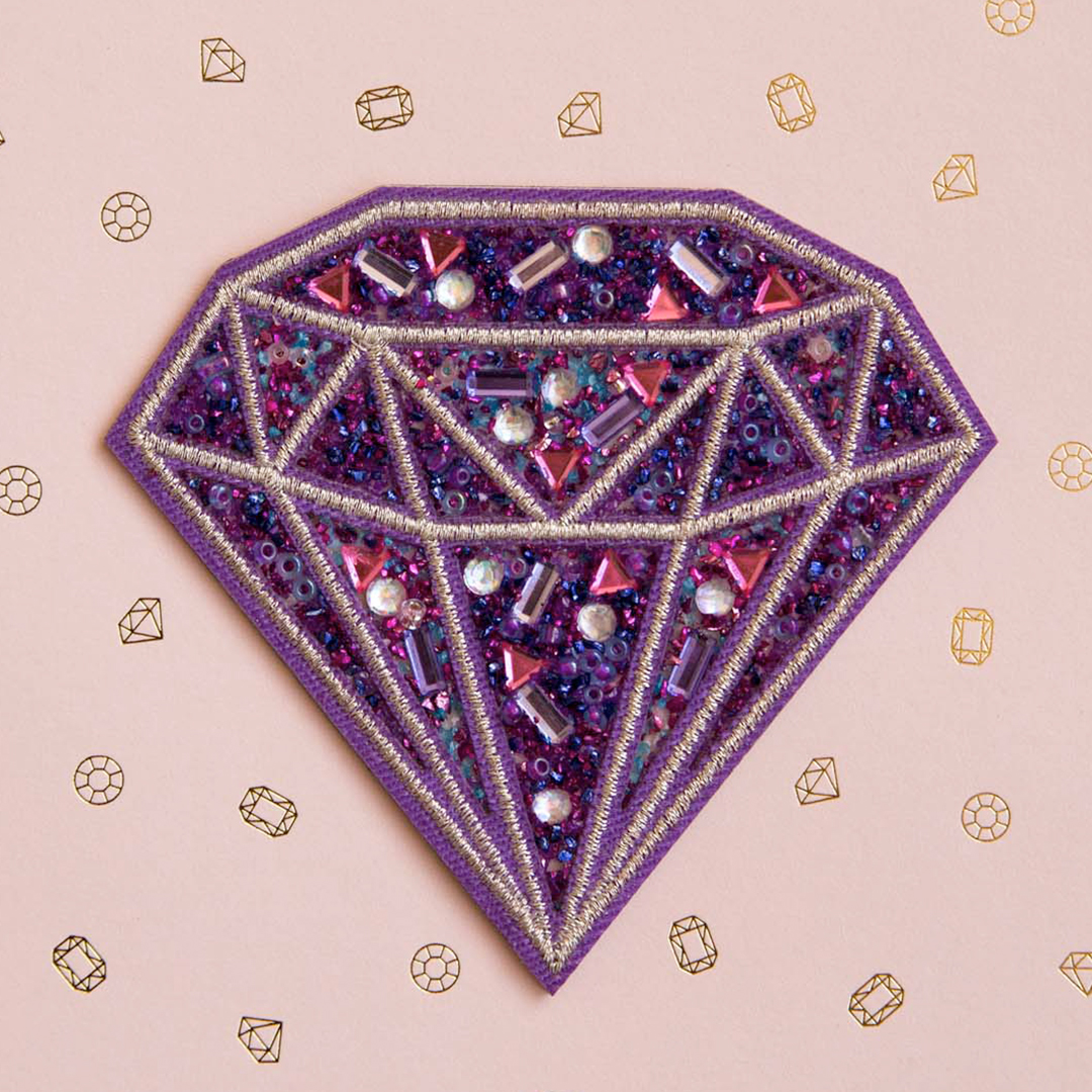 purple diamond wallpaper