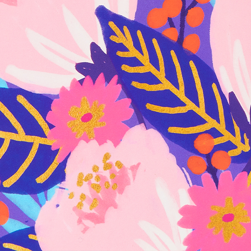 pink and blue flowers wallpaper