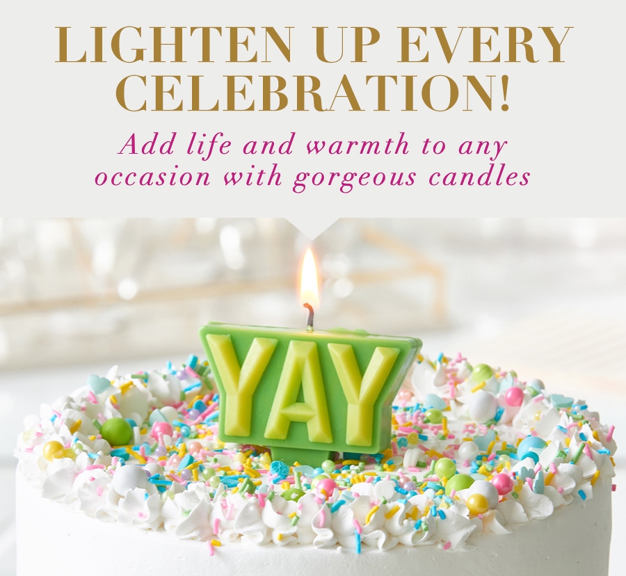 Celebrate Papyrus Birthday Candles Multi Large 14-Count plates
