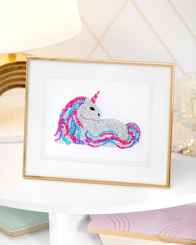 framed judith leiber unicorn birthday card