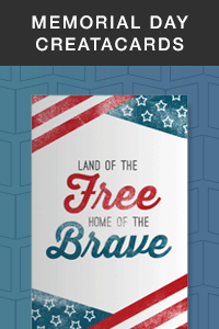 Memorial Day Creatacards