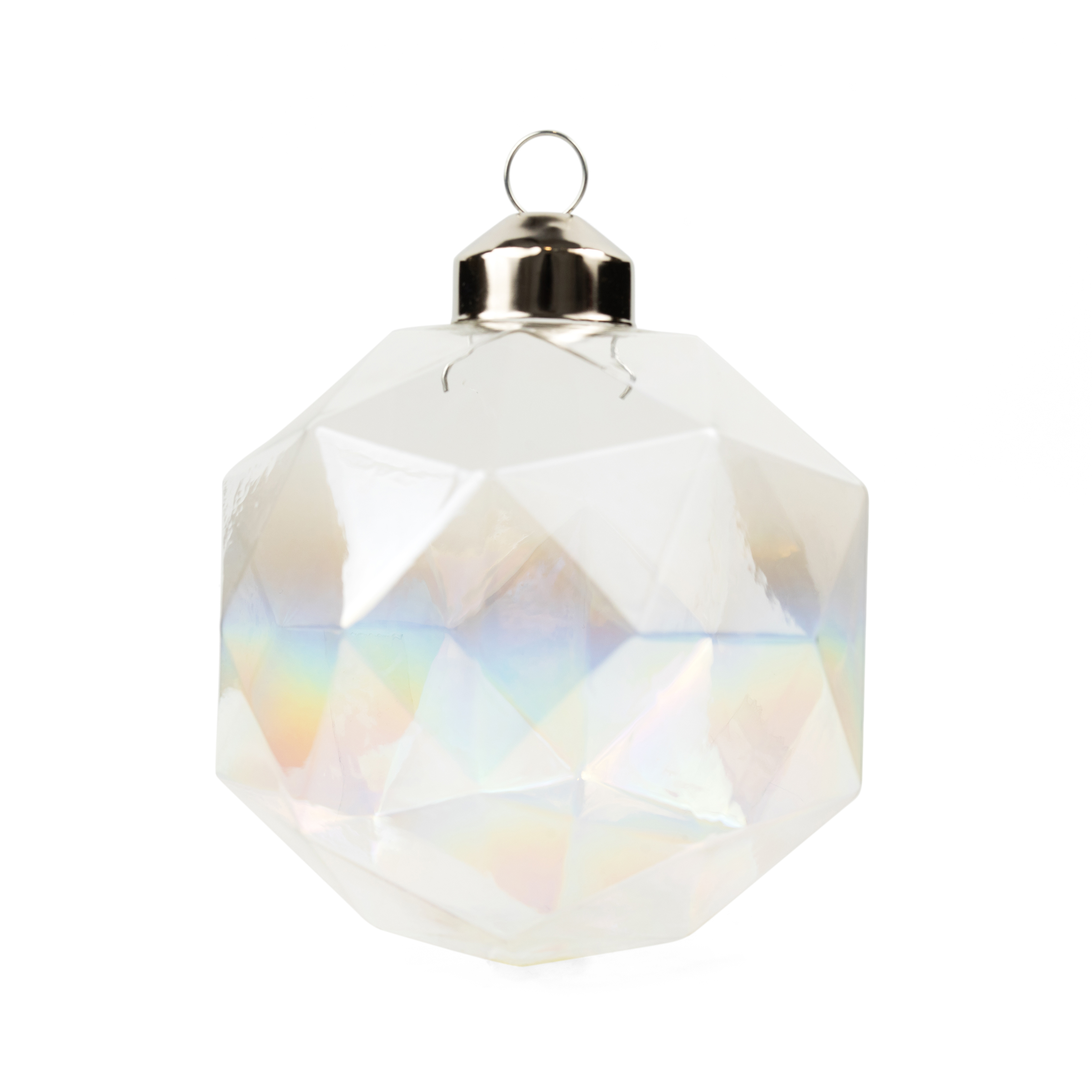 12 Pack Crystal Christmas Ornaments