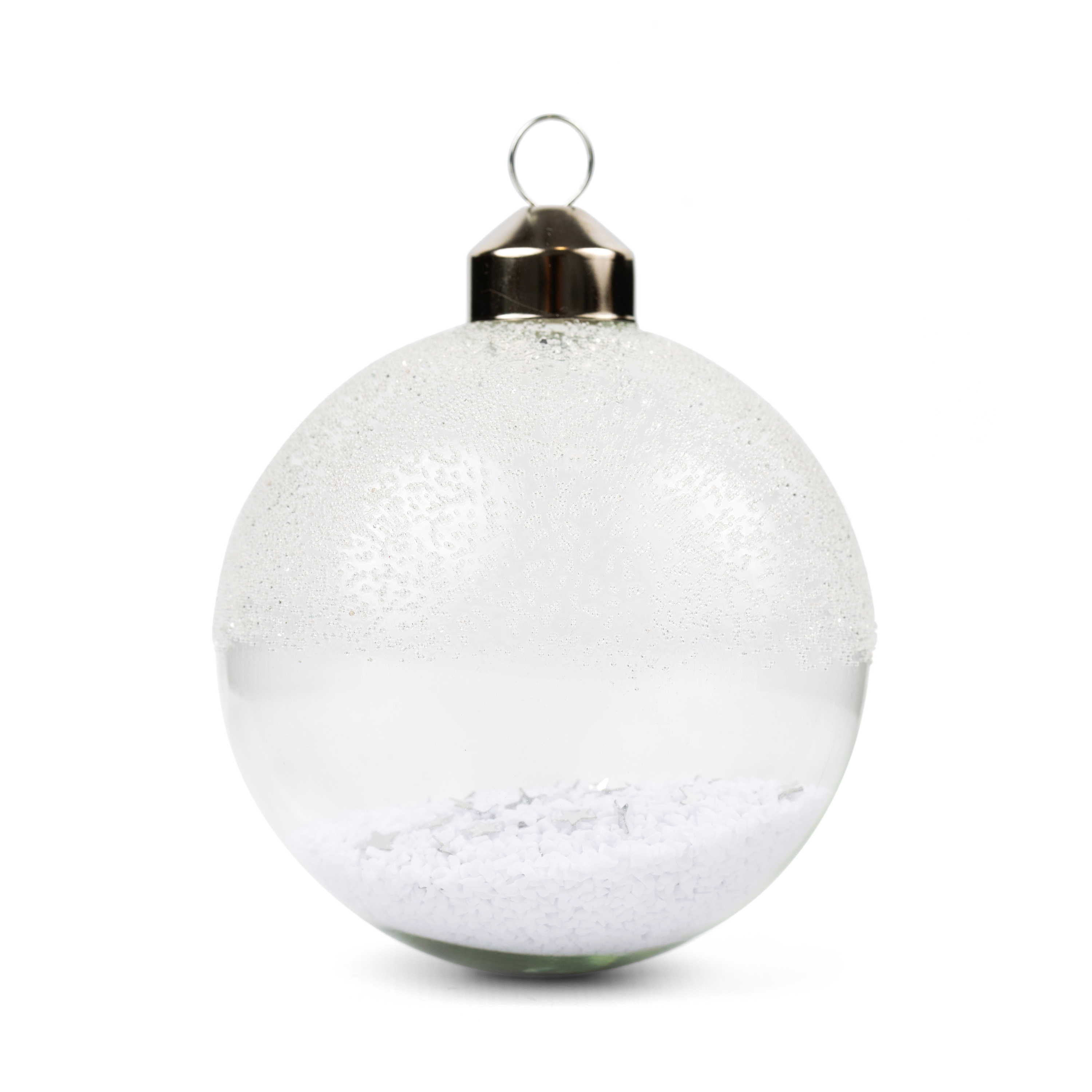 12 Pack Crystal Christmas Ornaments