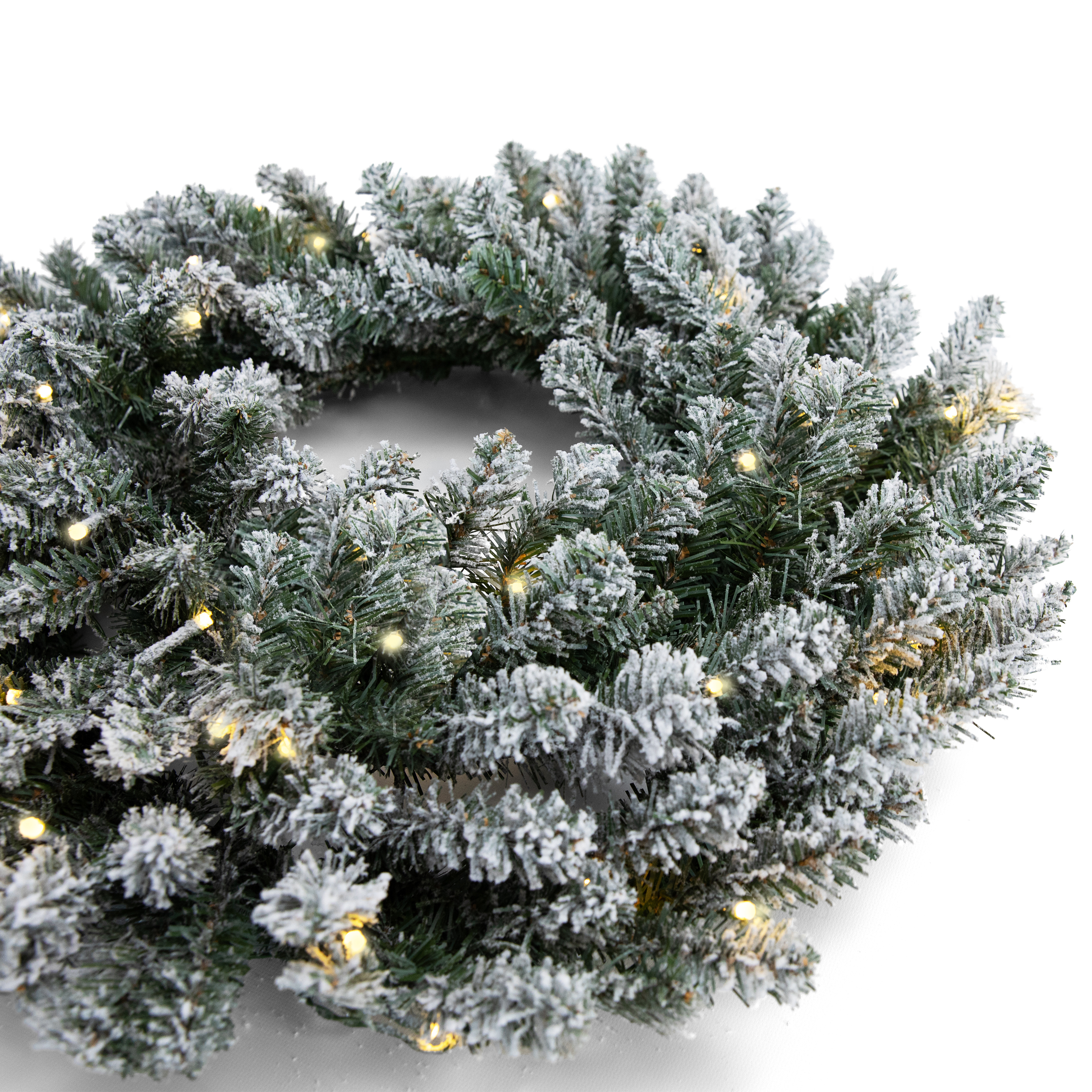 Wreath Blue Spruce Frosted