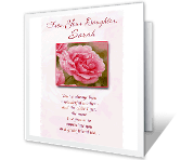 to mom from daughter greeting card mothers day