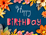 Paper Flowers Choose-Your-Wish Ecard (Personalize)