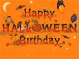 Halloween Birthday Ecard