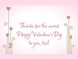 Thanks -- and Happy Valentine's Day
