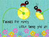 Thanks from Me to You Reply Ecard