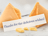 Delicious Wishes Thanks (Reply Card)