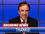 Kevin Nealon Thanks Reply Card