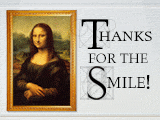 Thanks for the Smile (Reply Card)