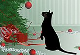 Cat and Bauble