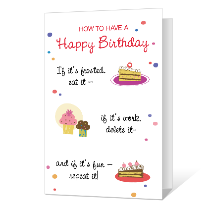 Birthday Rules Birthday Cards