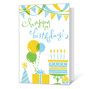 Festive Birthday Birthday Cards