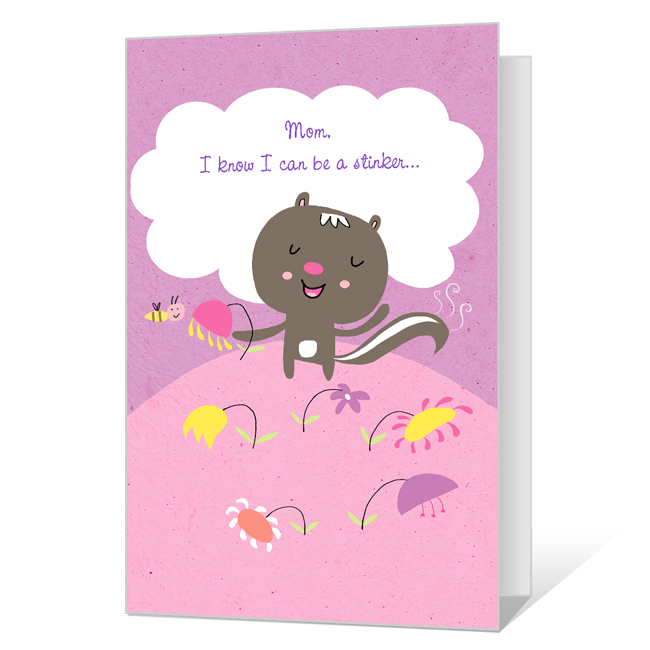Lovable Stinker Mother's Day Cards